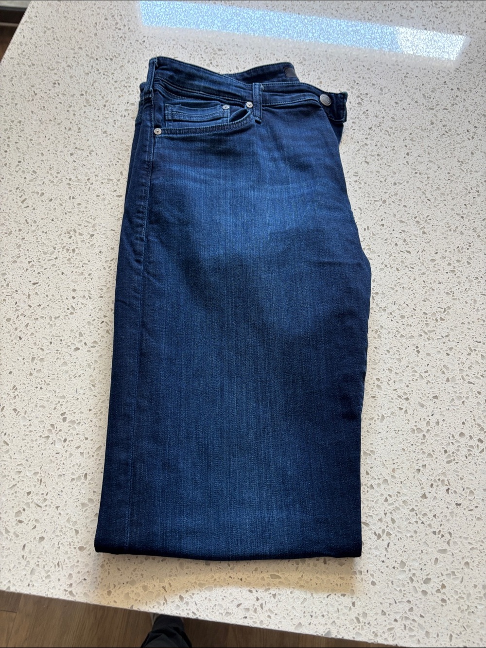Mavi Men's 38x34 Straight Jeans in Deep Blue Denim